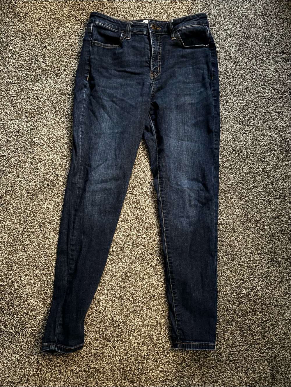 Women's Juniors size 9 29" waist SO denim curvy jeggings jeans high rise